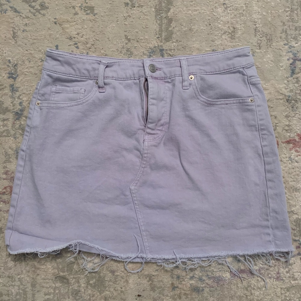 Wild Fable Lavender Jean Skirt